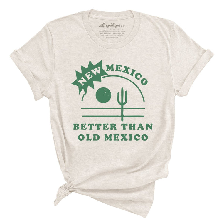 New Mexico Better Than Old Mexico Graphic Tee - Heather Dust
