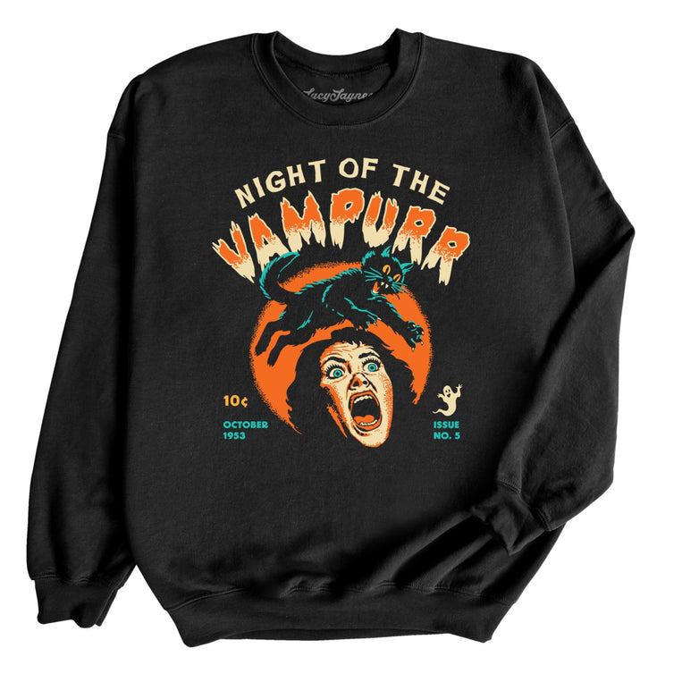 Night Of The Vampurr Graphic Sweatshirt