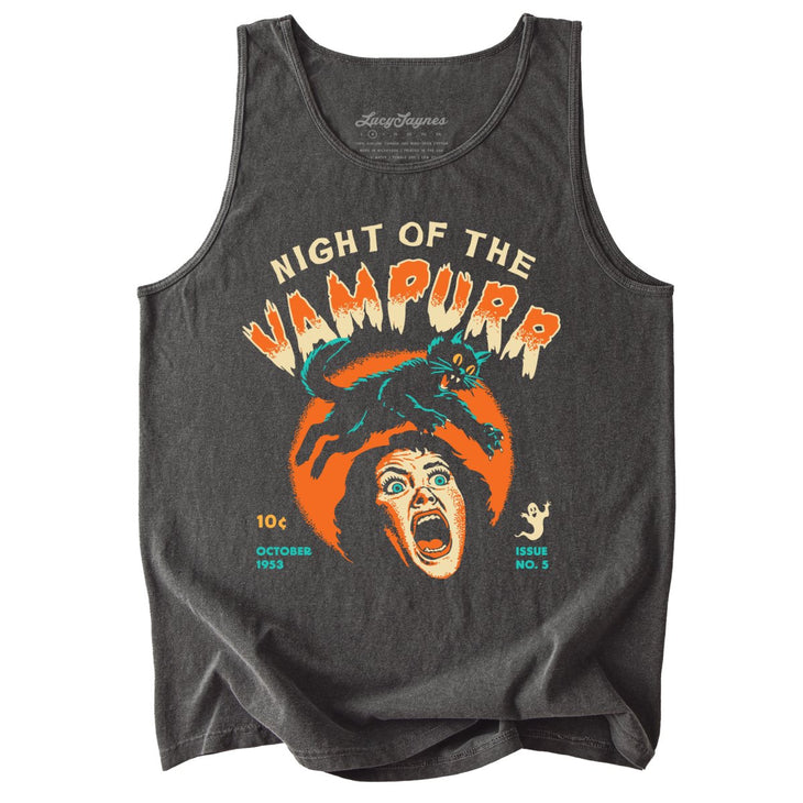 Night Of The Vampurr Comfort Colors Tank Top