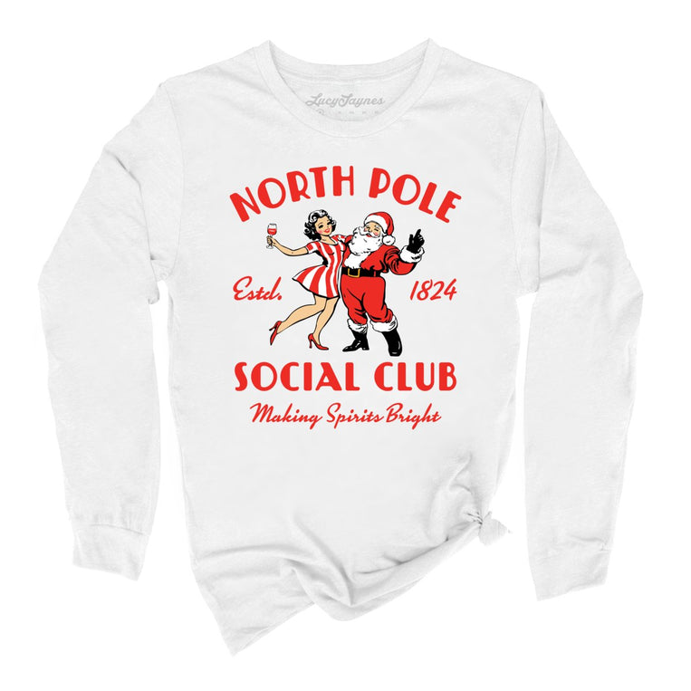 North Pole Social Club Graphic Long Sleeve Tee