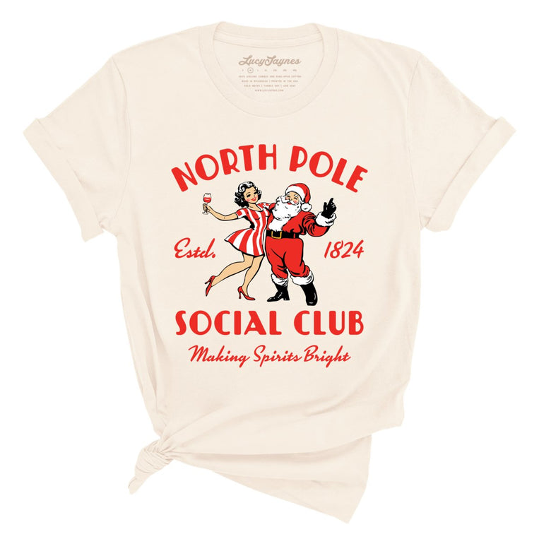 North Pole Social Club Graphic Tee - Natural