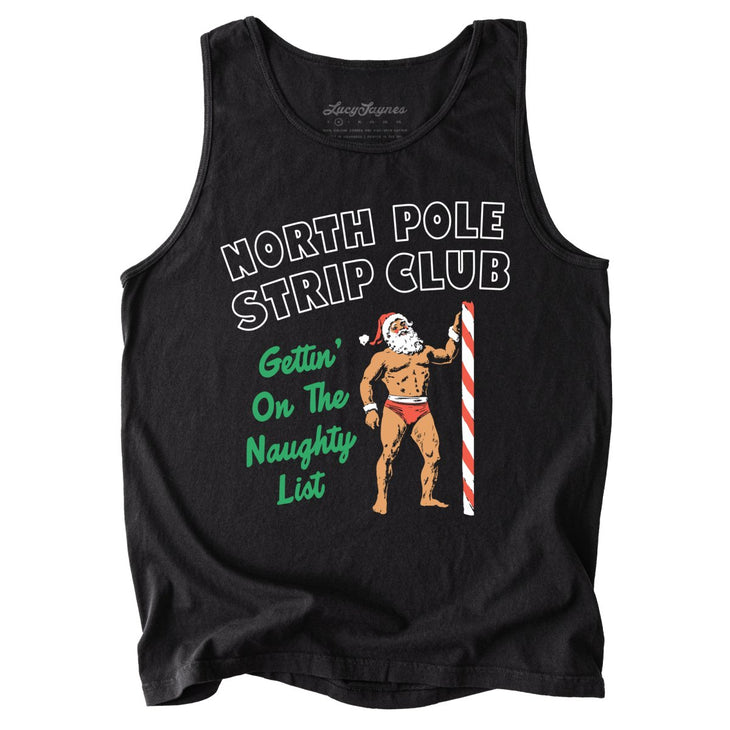 North Pole Strip Club Comfort Colors Tank Top