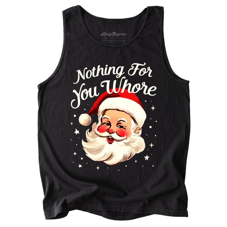 Nothing For You Comfort Colors Graphic Tank Top - Black