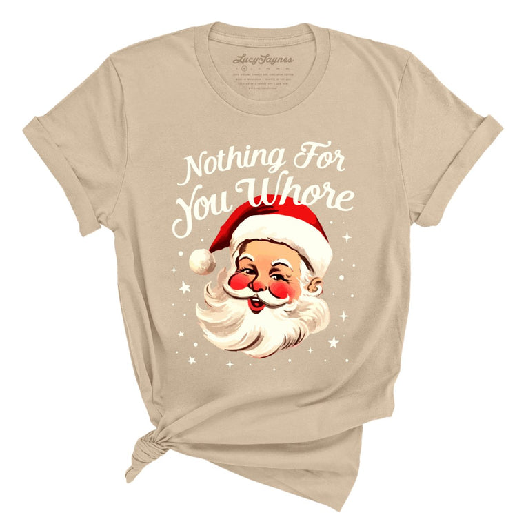 Nothing For You Graphic Tee - Tan