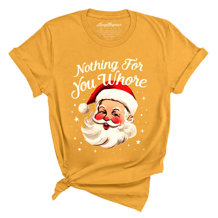 Nothing For You Graphic Tee - Mustard
