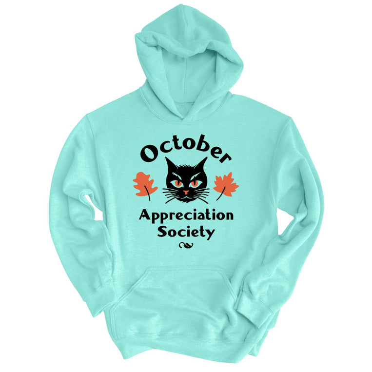 October Appreciation Society Graphic Hoodie - Mint