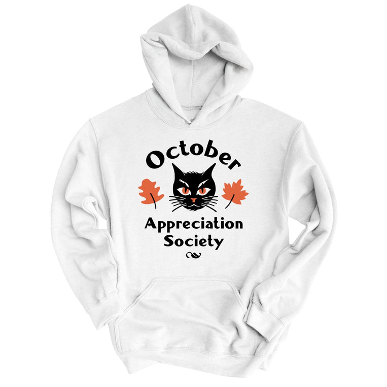 October Appreciation Society Graphic Hoodie - White
