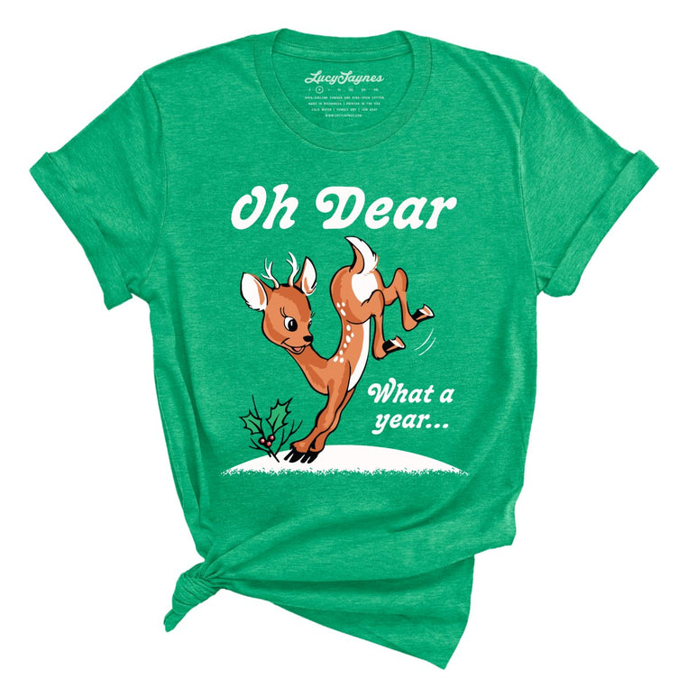 Oh Dear What A Year Graphic Tee - Heather Kelly