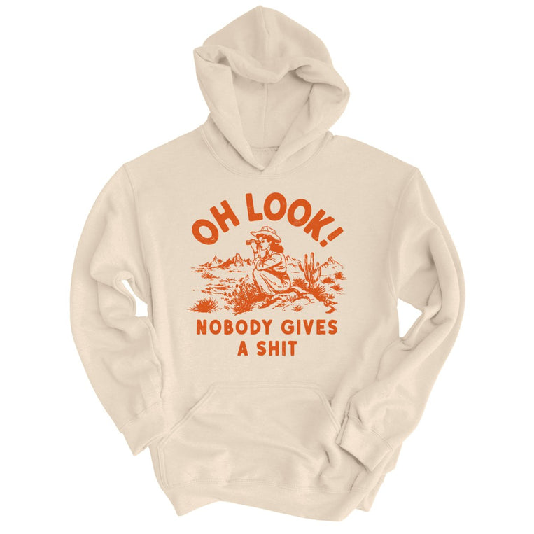 Oh Look Nobody Gives A Shit Graphic Hoodie