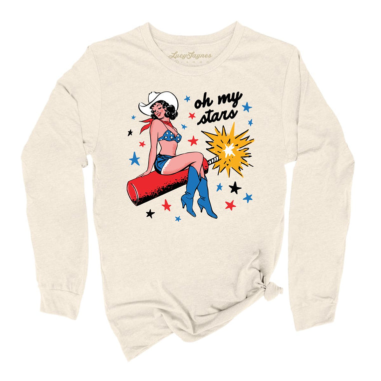 Oh My Stars Graphic Long Sleeve Tee