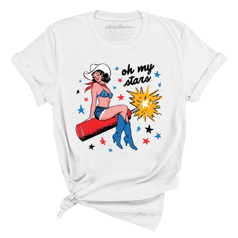 Oh My Stars Graphic Tee - White
