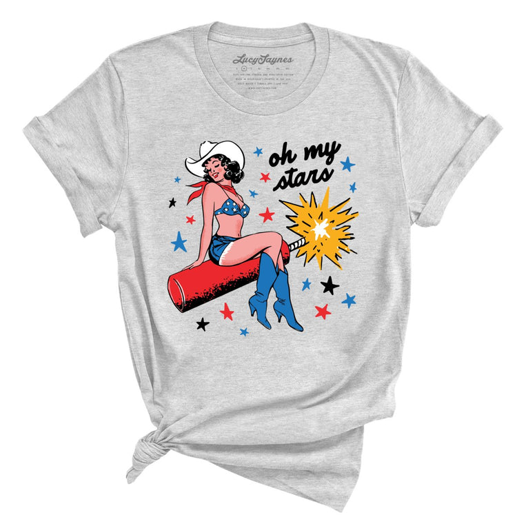 Oh My Stars Graphic Tee - Athletic Heather