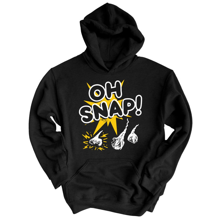 Oh Snap Graphic Hoodie - Black
