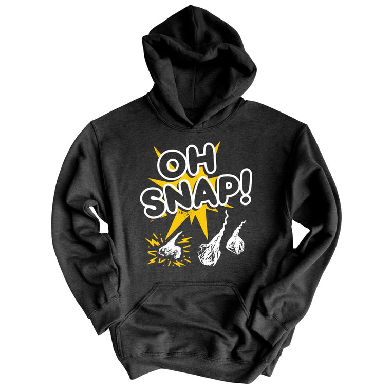 Oh Snap Graphic Hoodie - Charcoal Heather