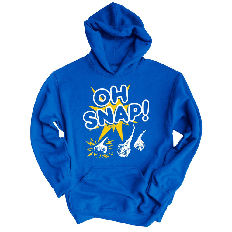 Oh Snap Graphic Hoodie - Royal