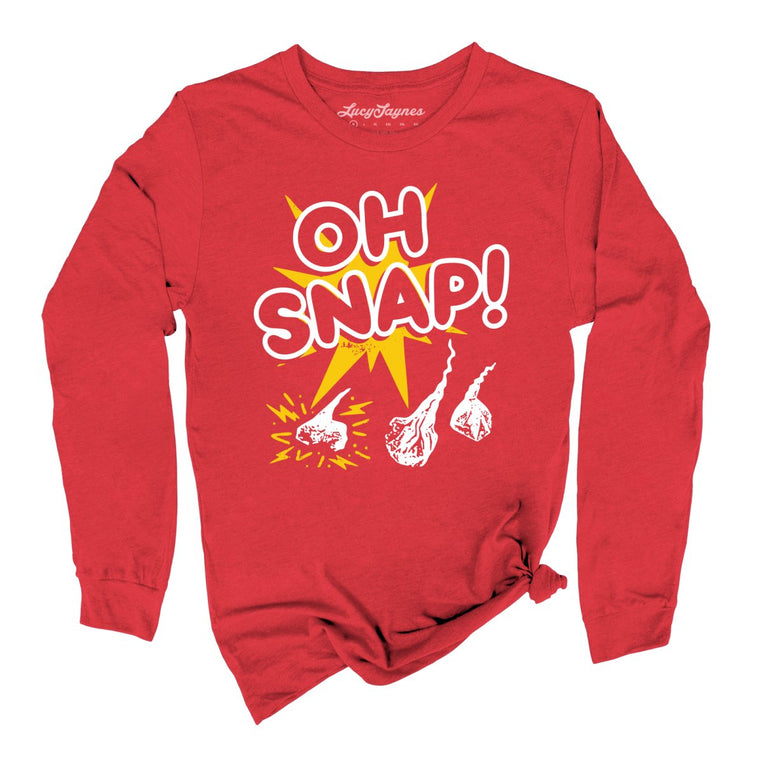 Oh Snap Graphic Long Sleeve Tee