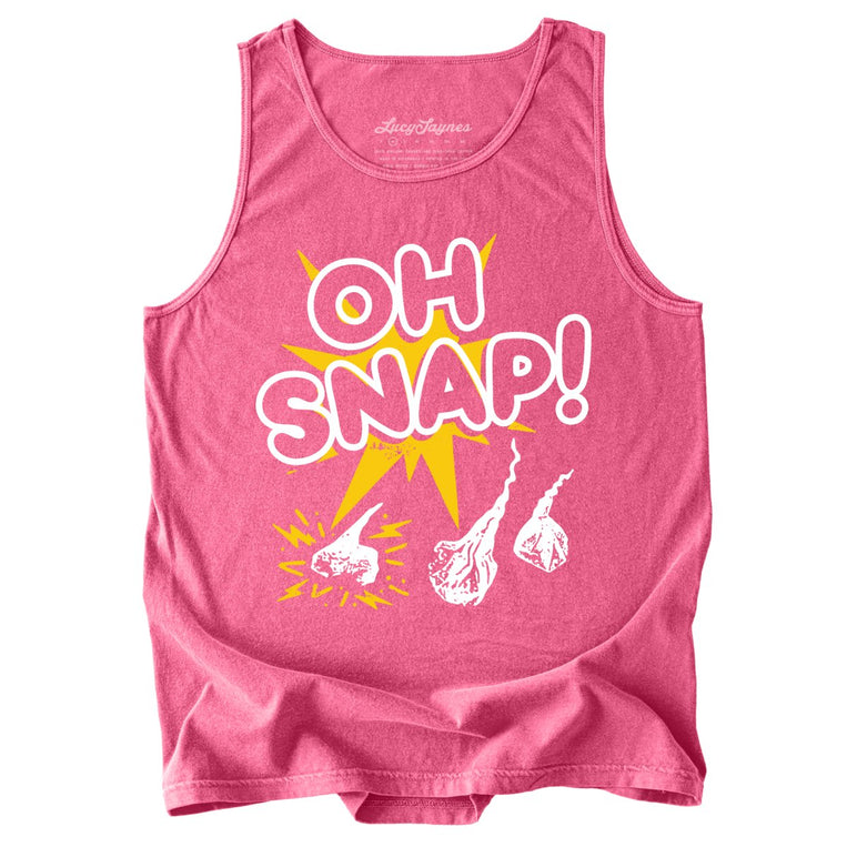 Oh Snap Comfort Colors Graphic Tank Top - Crunchberry