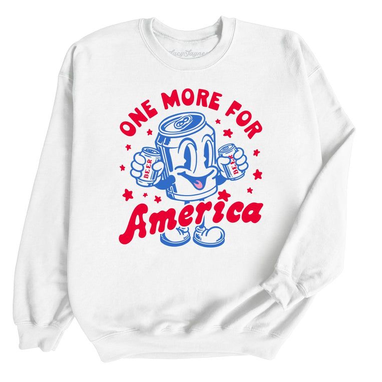 One More For America Graphic Sweatshirt