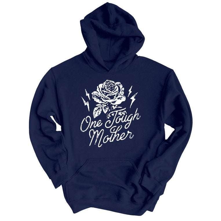 One Tough Mother Graphic Hoodie - Navy