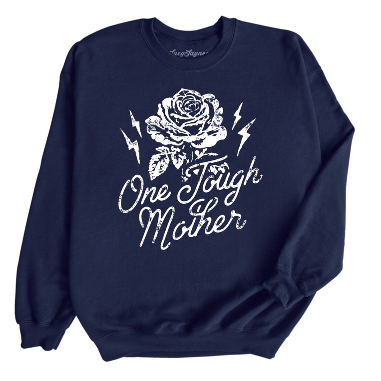 One Tough Mother Graphic Sweatshirt - Navy