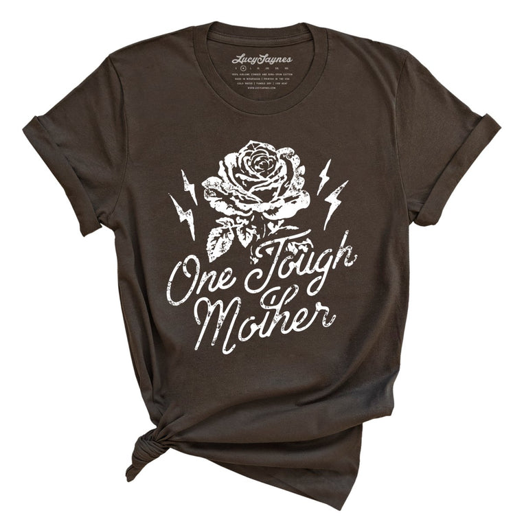 One Tough Mother Graphic Tee - Brown