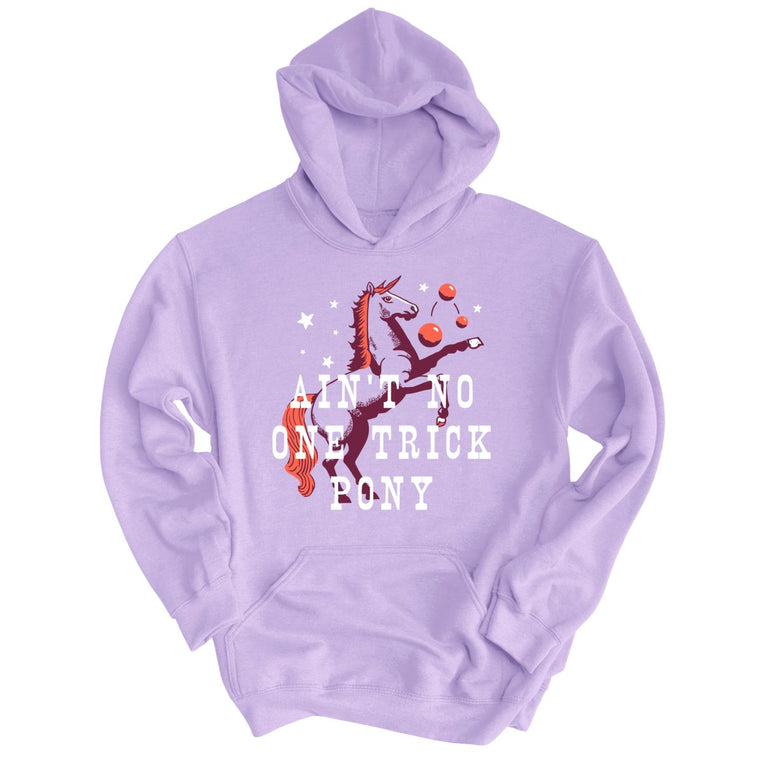 One Trick Pony Graphic Hoodie - Lavender