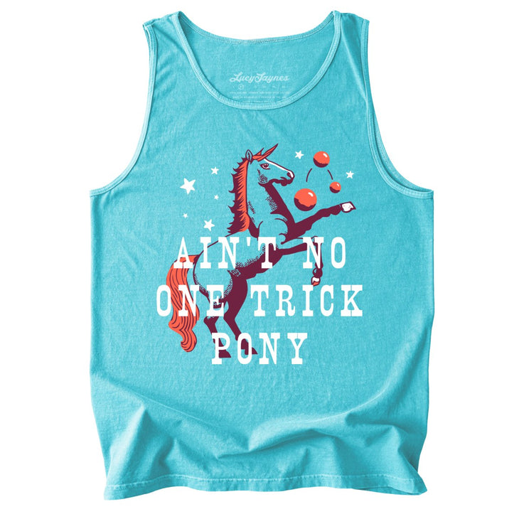 One Trick Pony Comfort Colors Tank Top