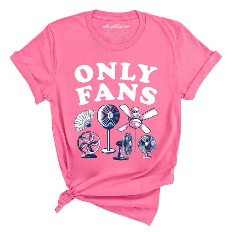 Only Fans Graphic Tee - Charity Pink