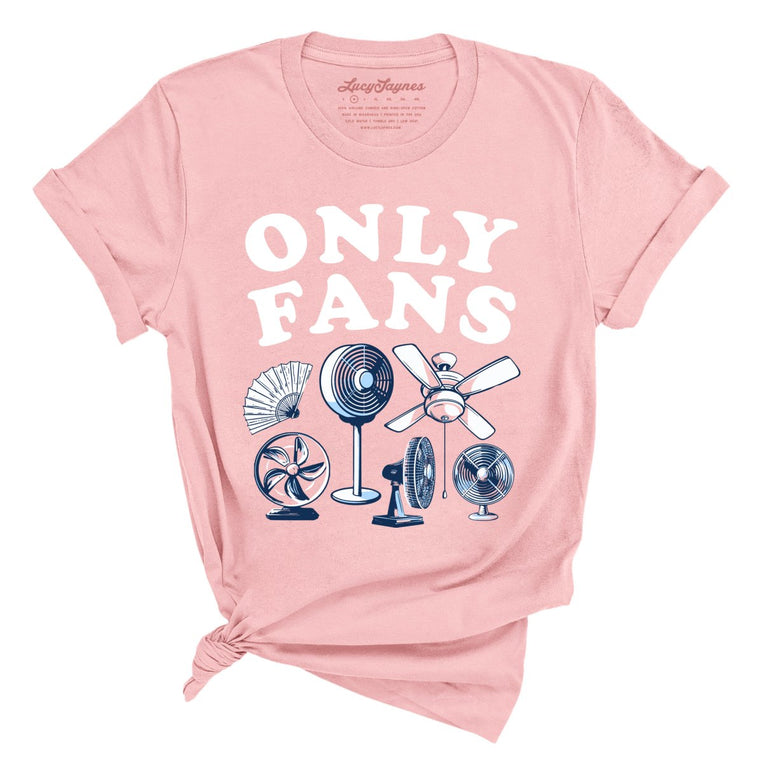 Only Fans Graphic Tee - Pink