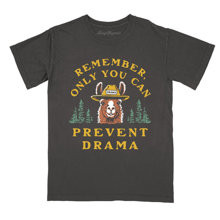 Only You Can Prevent Drama Comfort Colors Graphic Tee