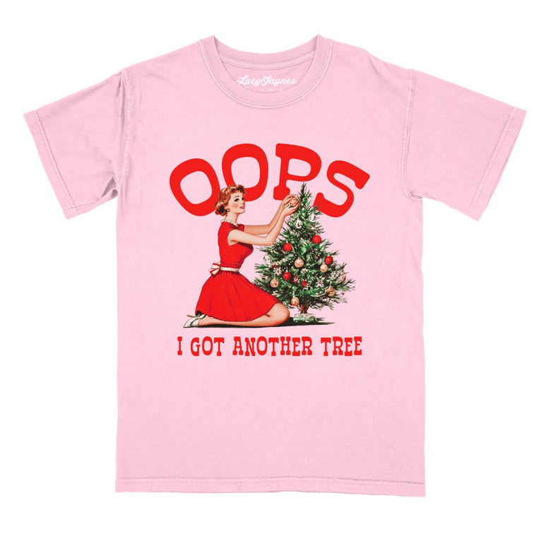 Oops I Got Another Tree Comfort Colors Graphic Tee - Blossom