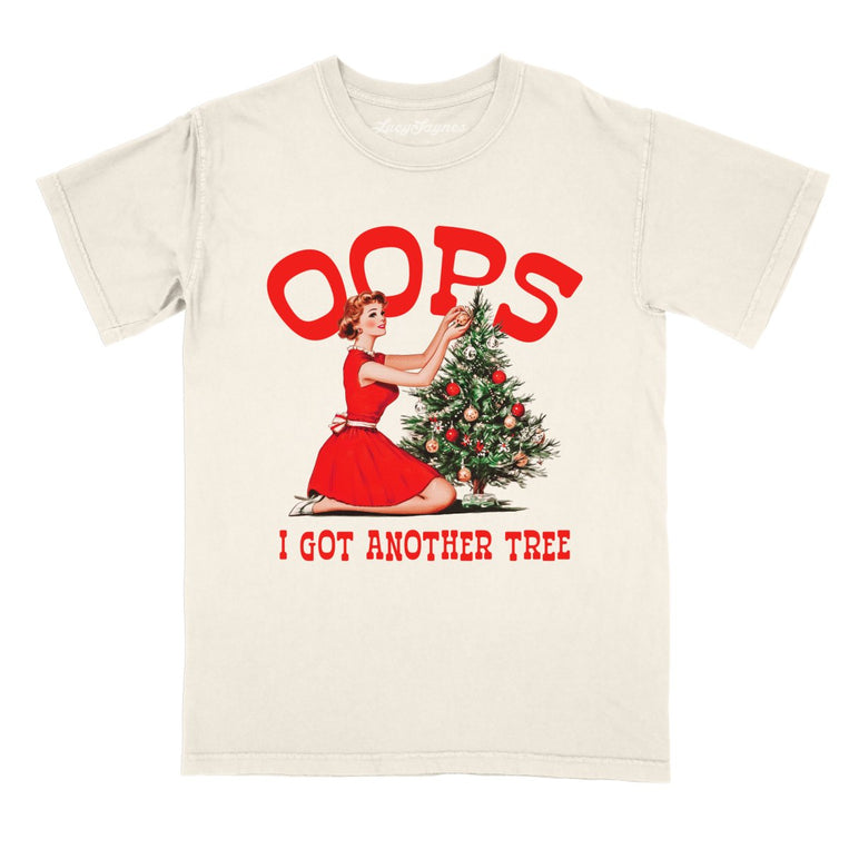 Oops I Got Another Tree Comfort Colors Graphic Tee - Ivory