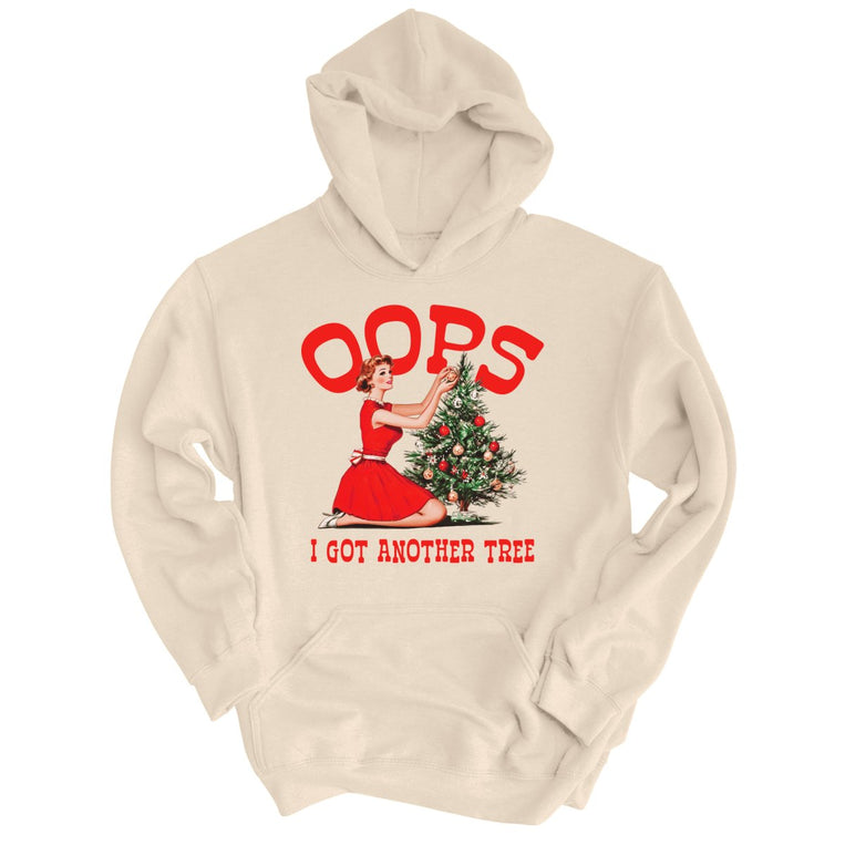 Oops I Got Another Tree Graphic Hoodie - Sand