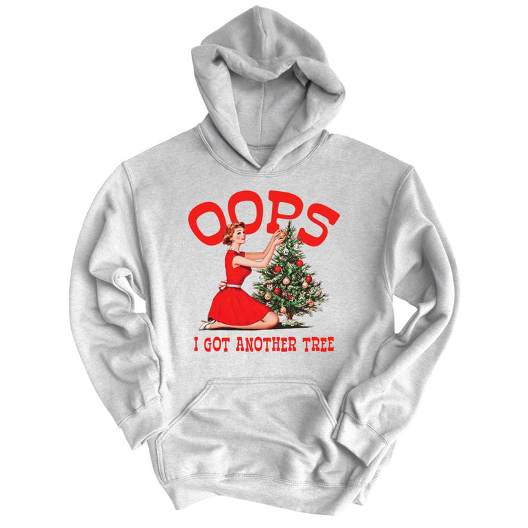 Oops I Got Another Tree Graphic Hoodie - Ash