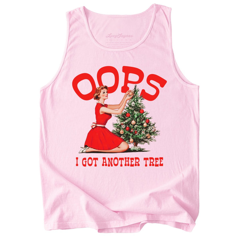 Oops I Got Another Tree Comfort Colors Graphic Tank Top - Blossom
