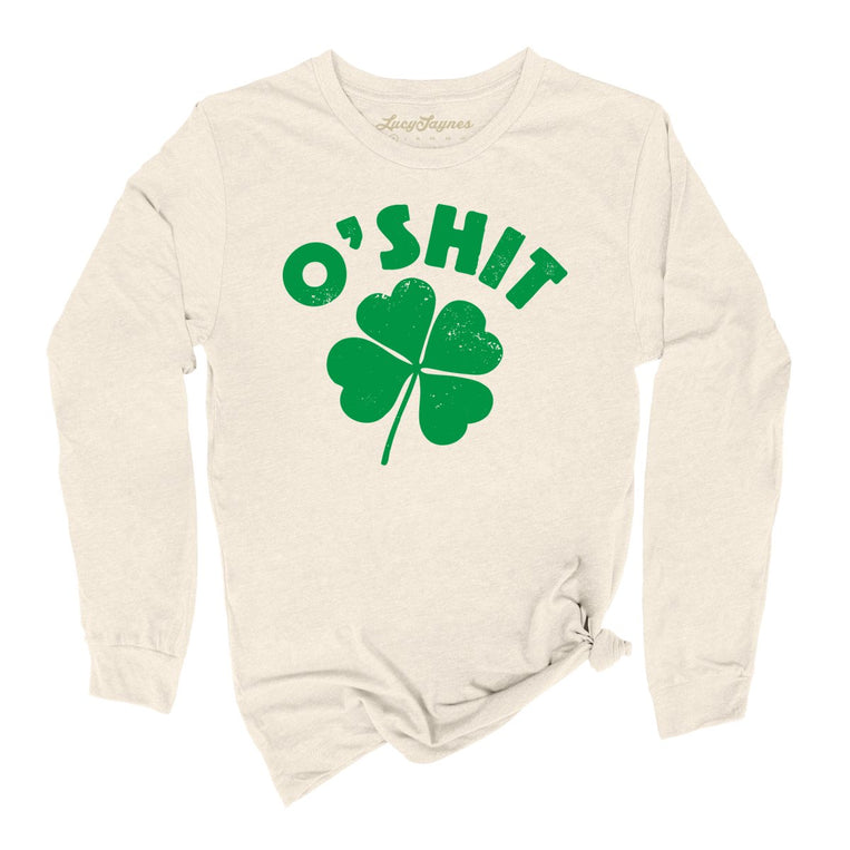 O'shit Graphic Long Sleeve Tee