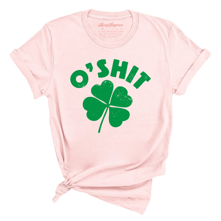 O'shit Graphic Tee - Soft Pink