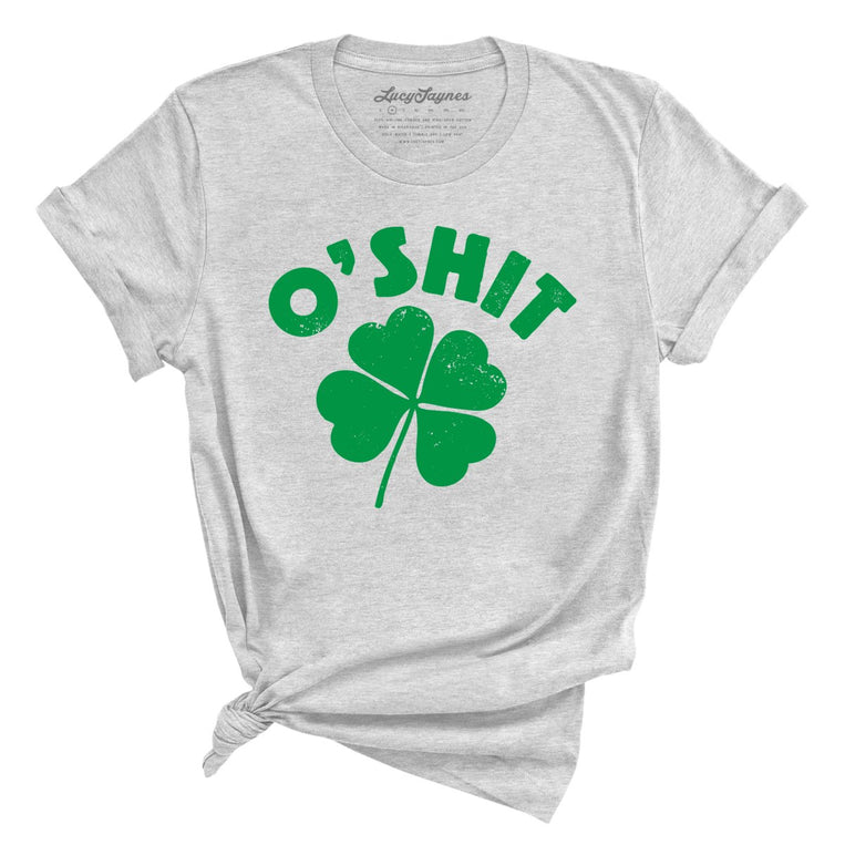 O'shit Graphic Tee - Athletic Heather