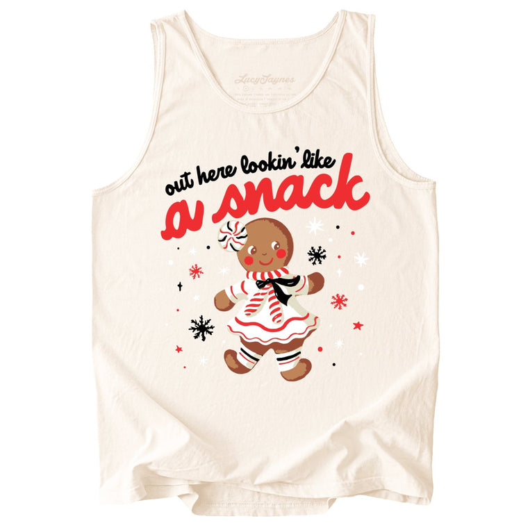 Out Here Lookin' Like A Snack Comfort Colors Graphic Tank Top