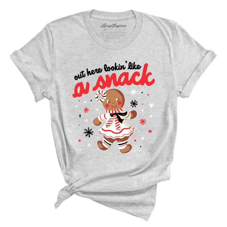 Out Here Lookin' Like A Snack Graphic Tee - Athletic Heather
