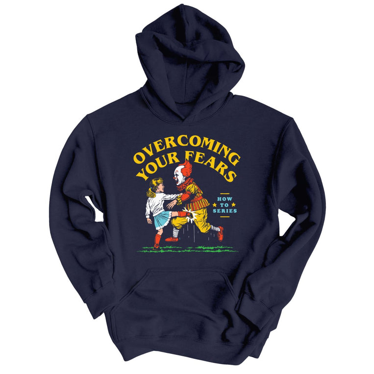 Overcoming Your Fears Graphic Hoodie - Classic Navy