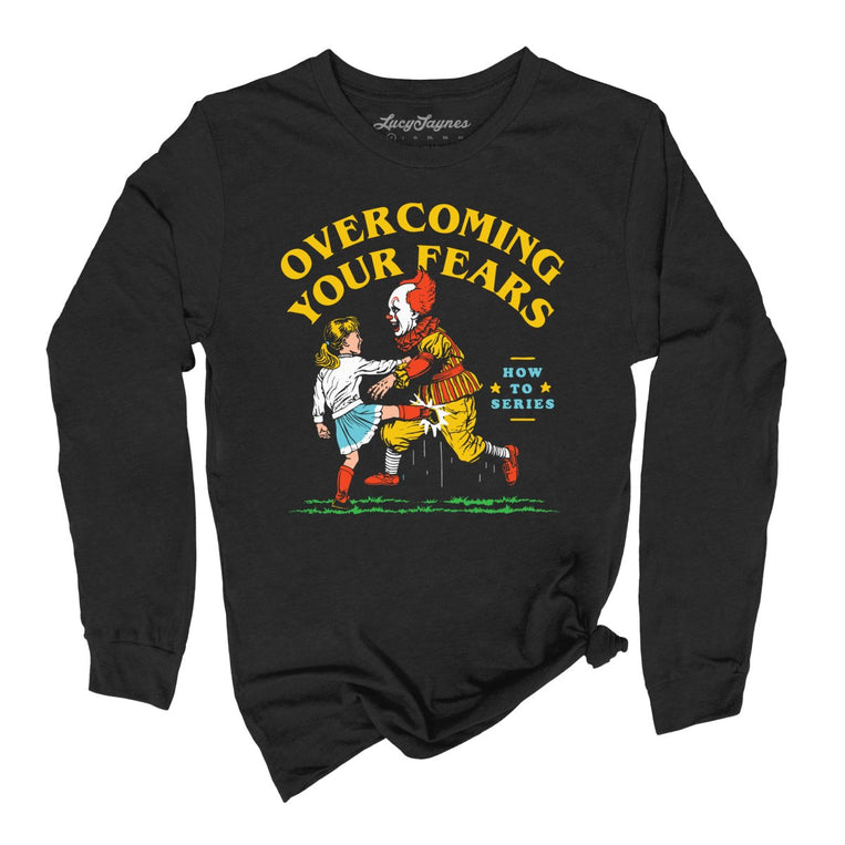 Overcoming Your Fears Graphic Long Sleeve Tee