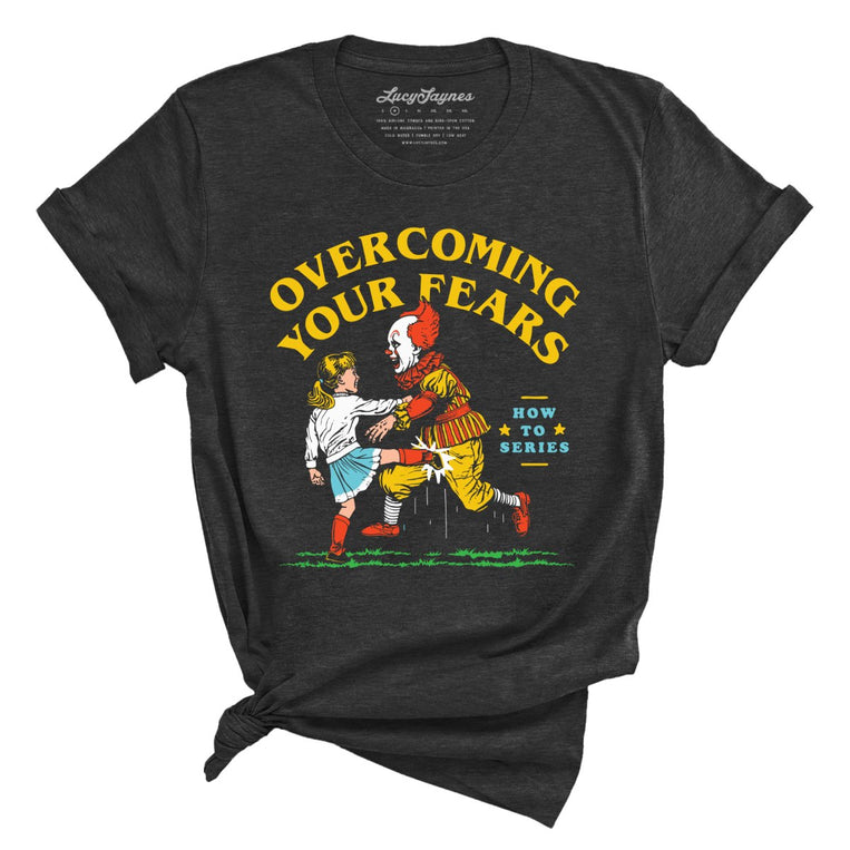 Overcoming Your Fears Graphic Tee - Dark Grey Heather
