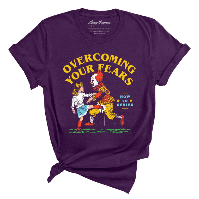 Overcoming Your Fears Graphic Tee - Team Purple