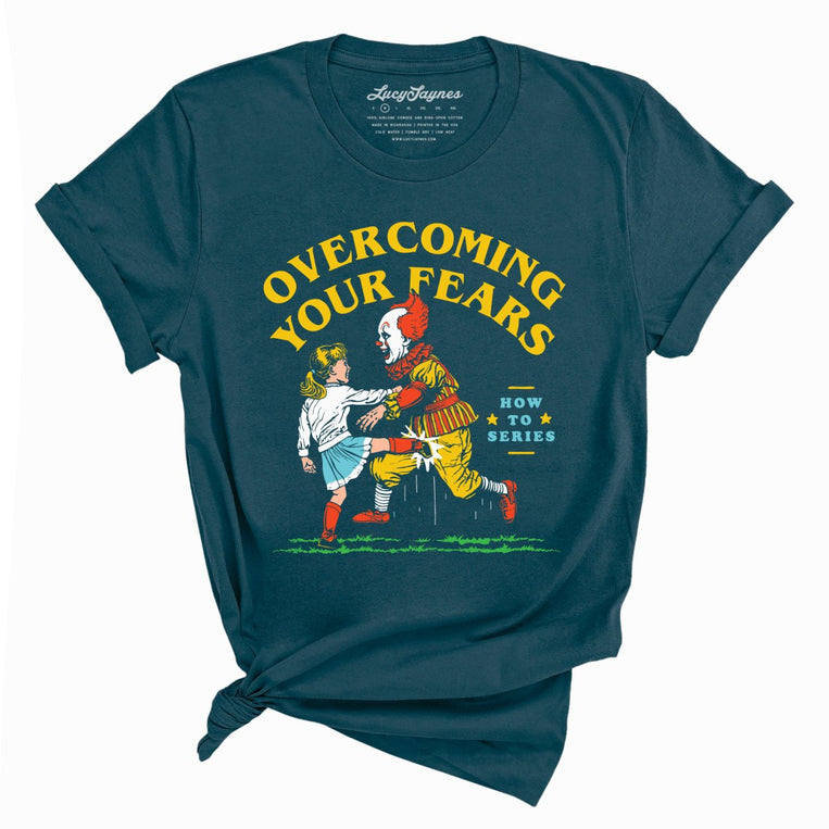 Overcoming Your Fears Graphic Tee - Deep Teal