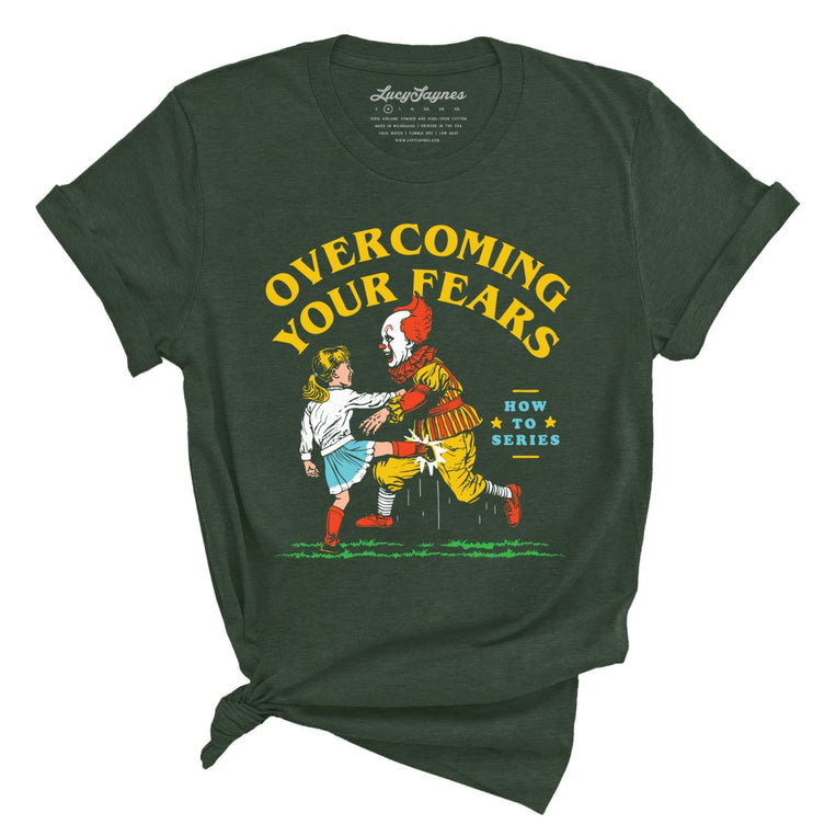 Overcoming Your Fears Graphic Tee - Heather Forest