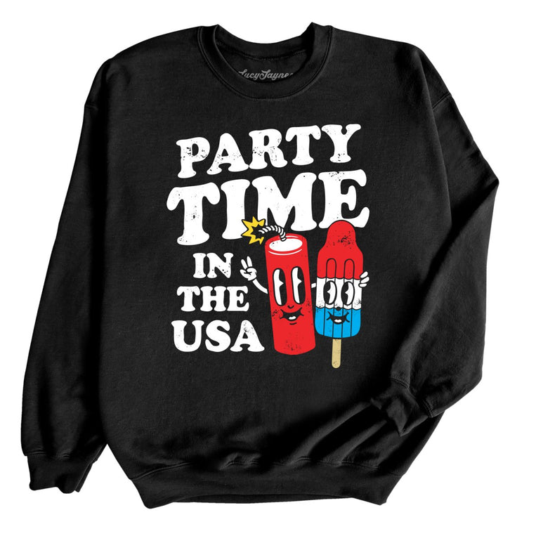 Party Time In The USA Graphic Sweatshirt