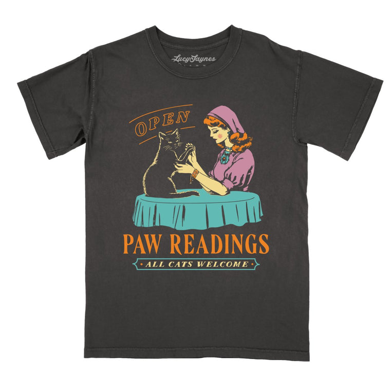 Paw Readings Comfort Colors Graphic Tee