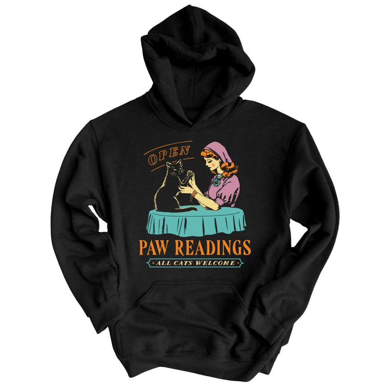 Paw Readings Graphic Hoodie - Black