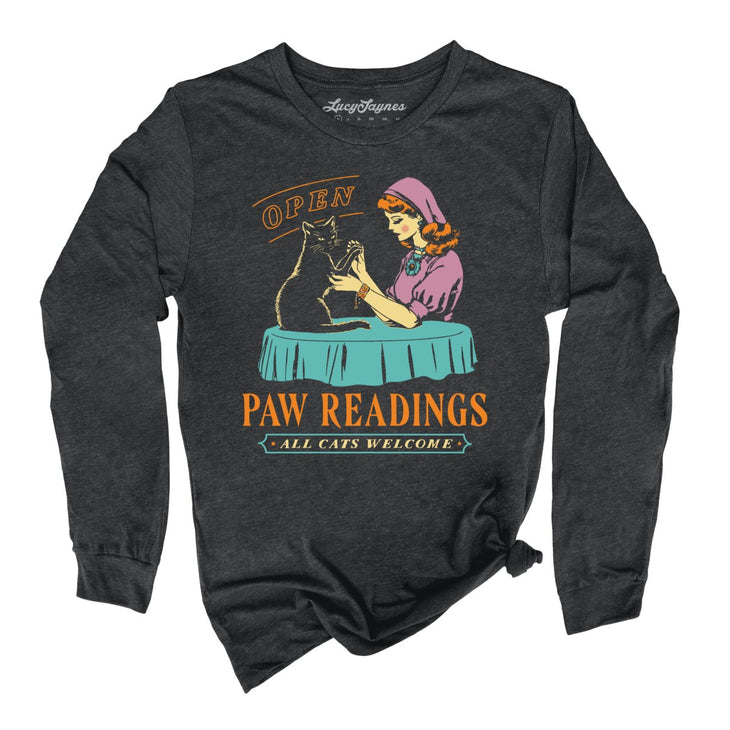 Paw Readings Long Sleeve Tee